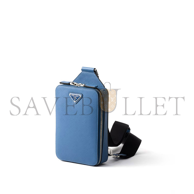PRADA BRIQUE SAFFIANO LEATHER BAG 2VZ106 (20*14*4cm) PRADA BRIQUE SAFFIANO LEATHER BAG 2VZ106 (20*14*4cm)